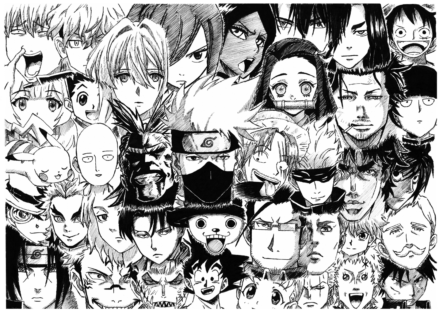 Anime Characters You Can't Hate Art Print